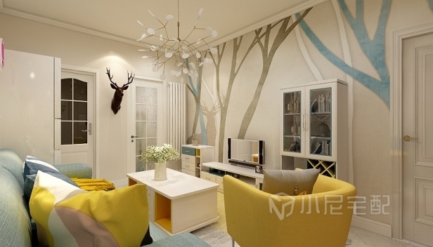 53㎡/两室一厅一卫/现代