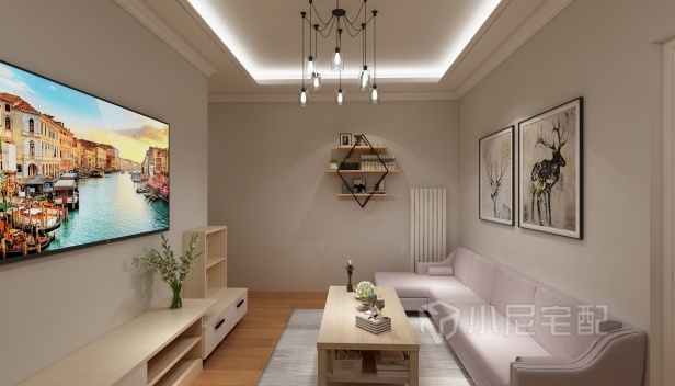 70㎡/两室一厅一卫/现代