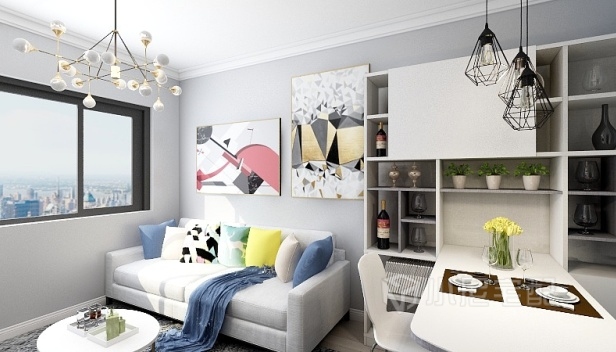 61㎡/两室一厅一卫/简约 61㎡/两室一厅一卫/简约