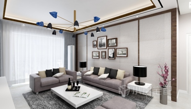 96㎡/两室一厅两卫/现代