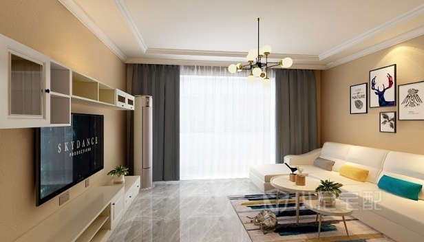 120㎡/两室一厅两卫/简约